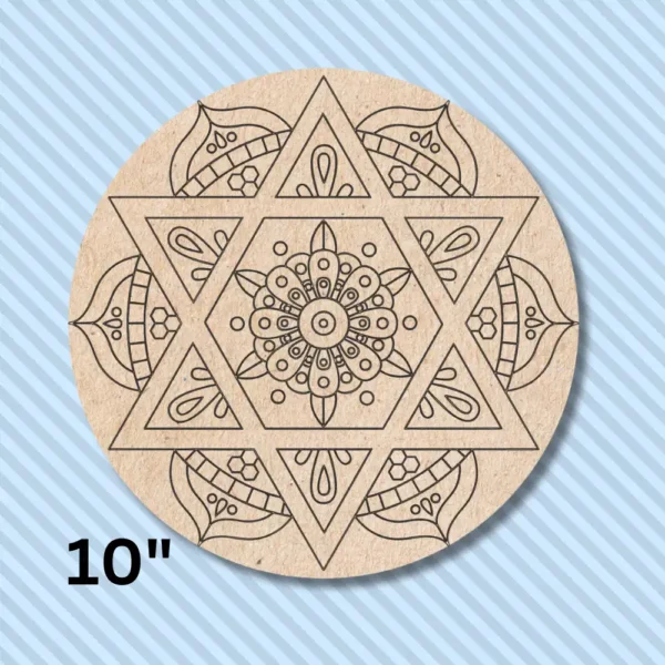 Pre Marked Mandala Base Mandala Theme Design 10 By BeamArt
