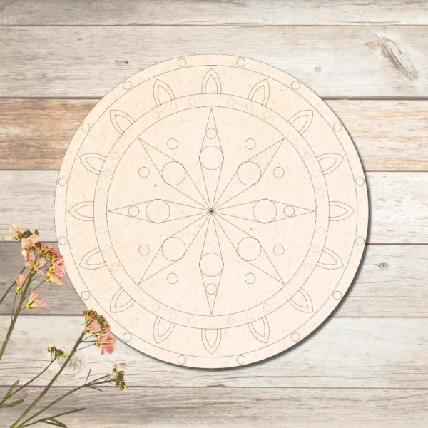 Lippan Art Pre-Marked MDF Base for DIY Projects and Home Decor
