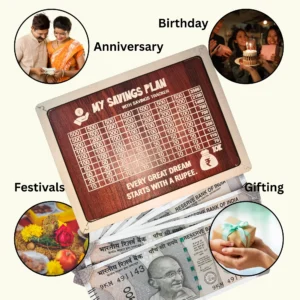 ₹10000 savings challenge box