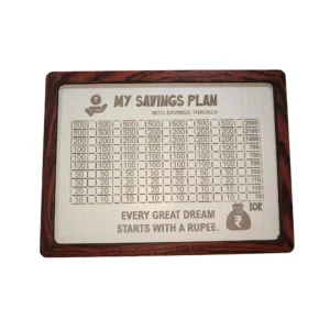 ₹ 10000 Savings Challenge Box (Beige)