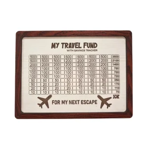₹ 10000 Travel Fund Savings Box ( Beige)