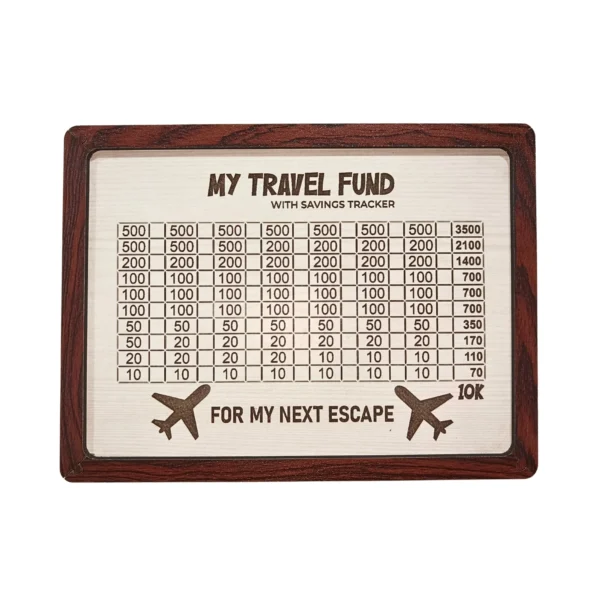 ₹ 10000 Travel Fund Savings Box ( Beige)