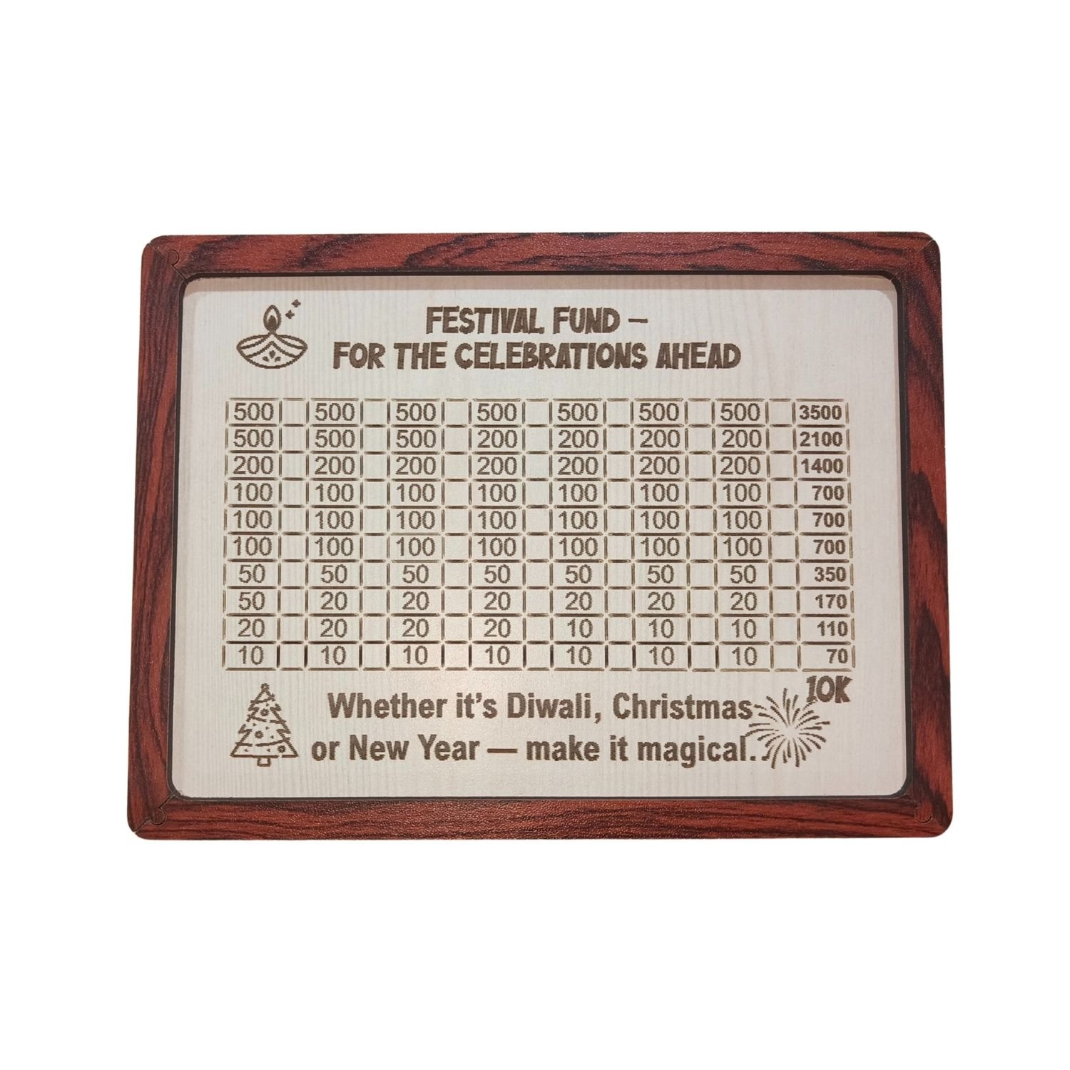 Festival Fund Money Saving Box (Beige)