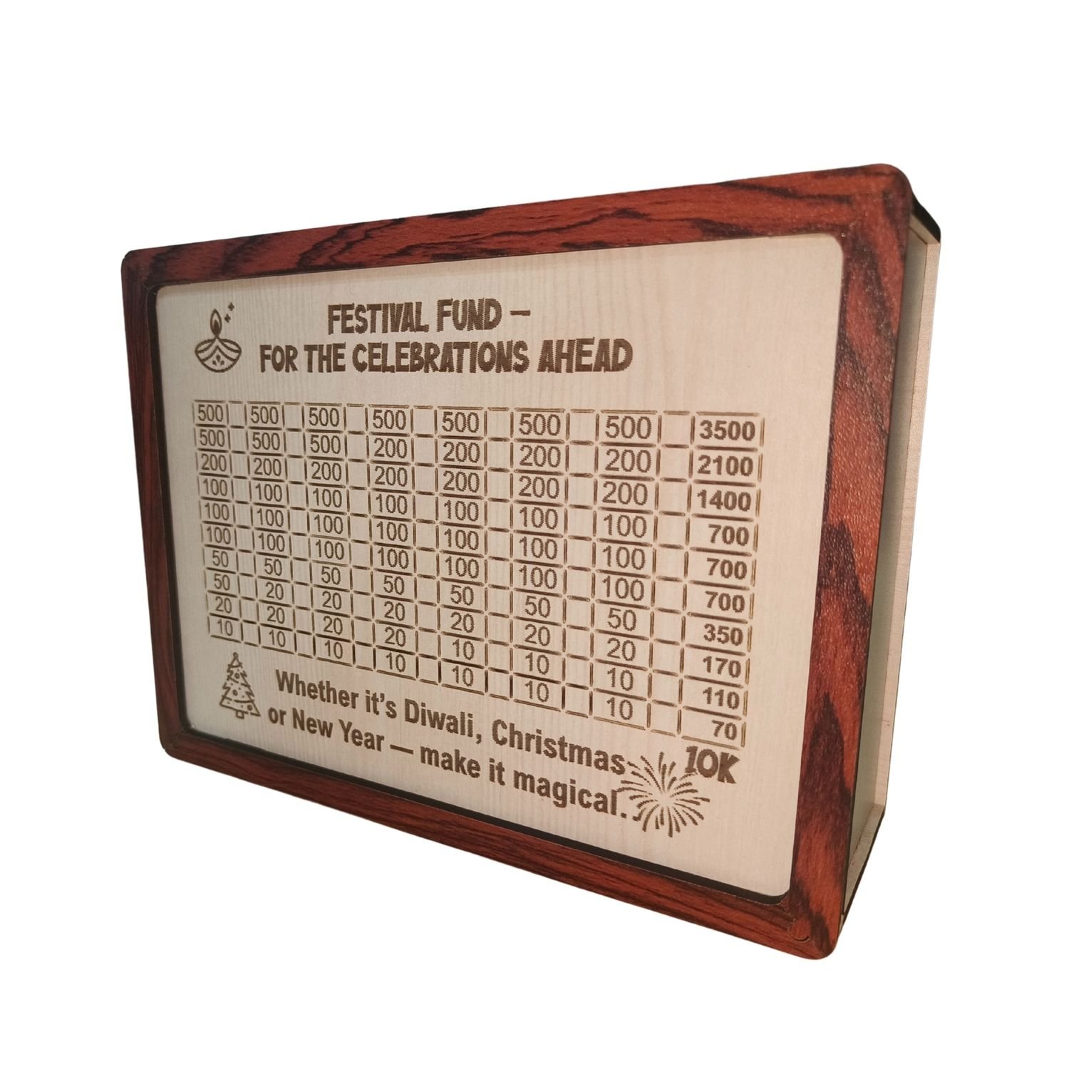 Festival Fund Money Saving Box (Beige)