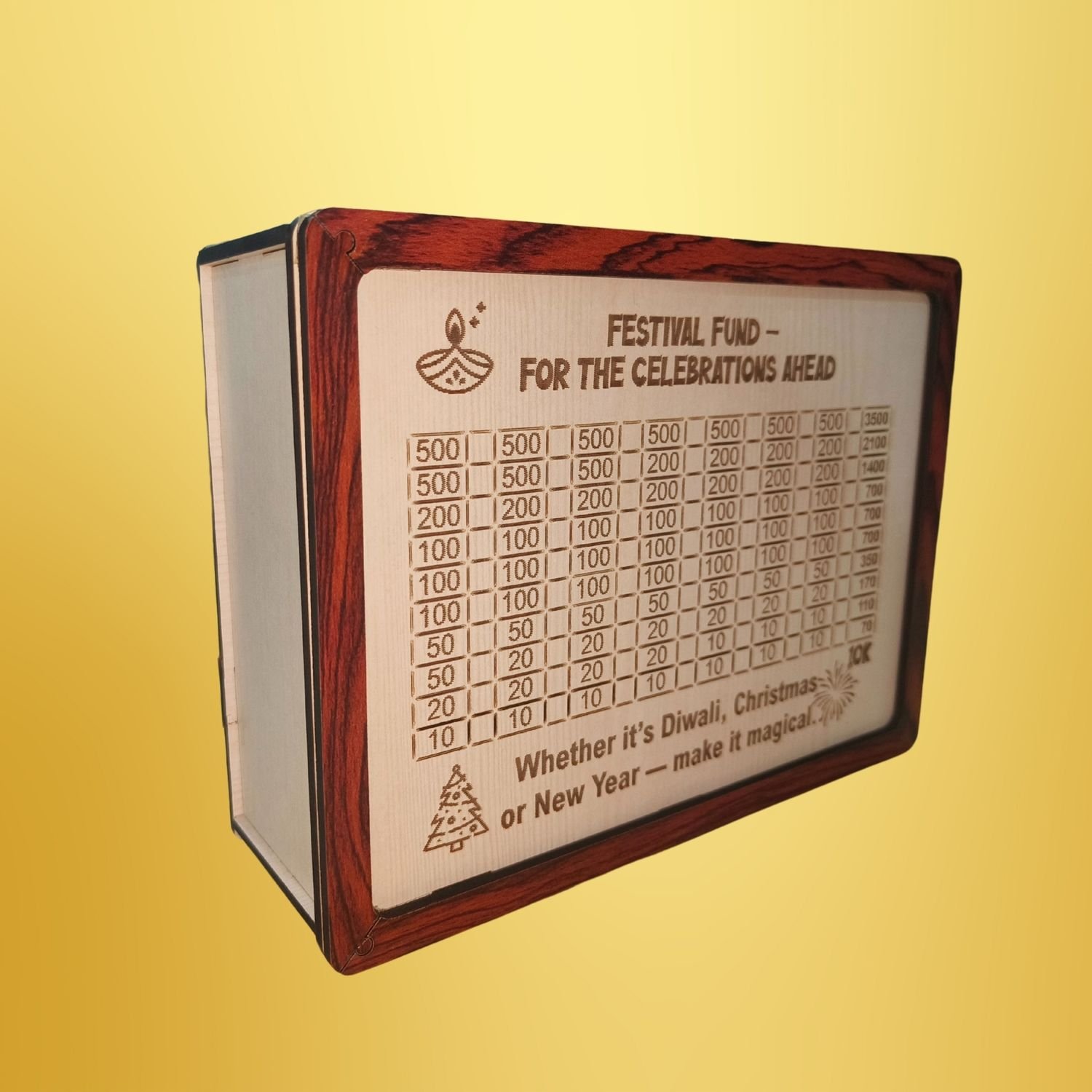 Festival Fund Money Saving Box (Beige)